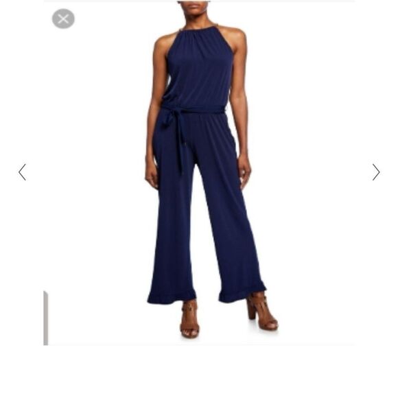 Michael Kors Chain Halter Neck Jumpsuit NWT Size S - Picture 1 of 8